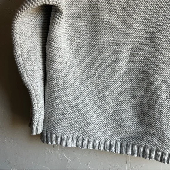 Marine Layer Remi Cozy Knit Wool Blend Mock Neck Sweater‎ Fishermen Knit Sz M - Picture 11 of 12